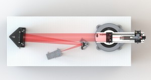 Top View of OpTest Bench Light Path