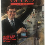 Stephen Fantone makes the cover of Optics News, 1989