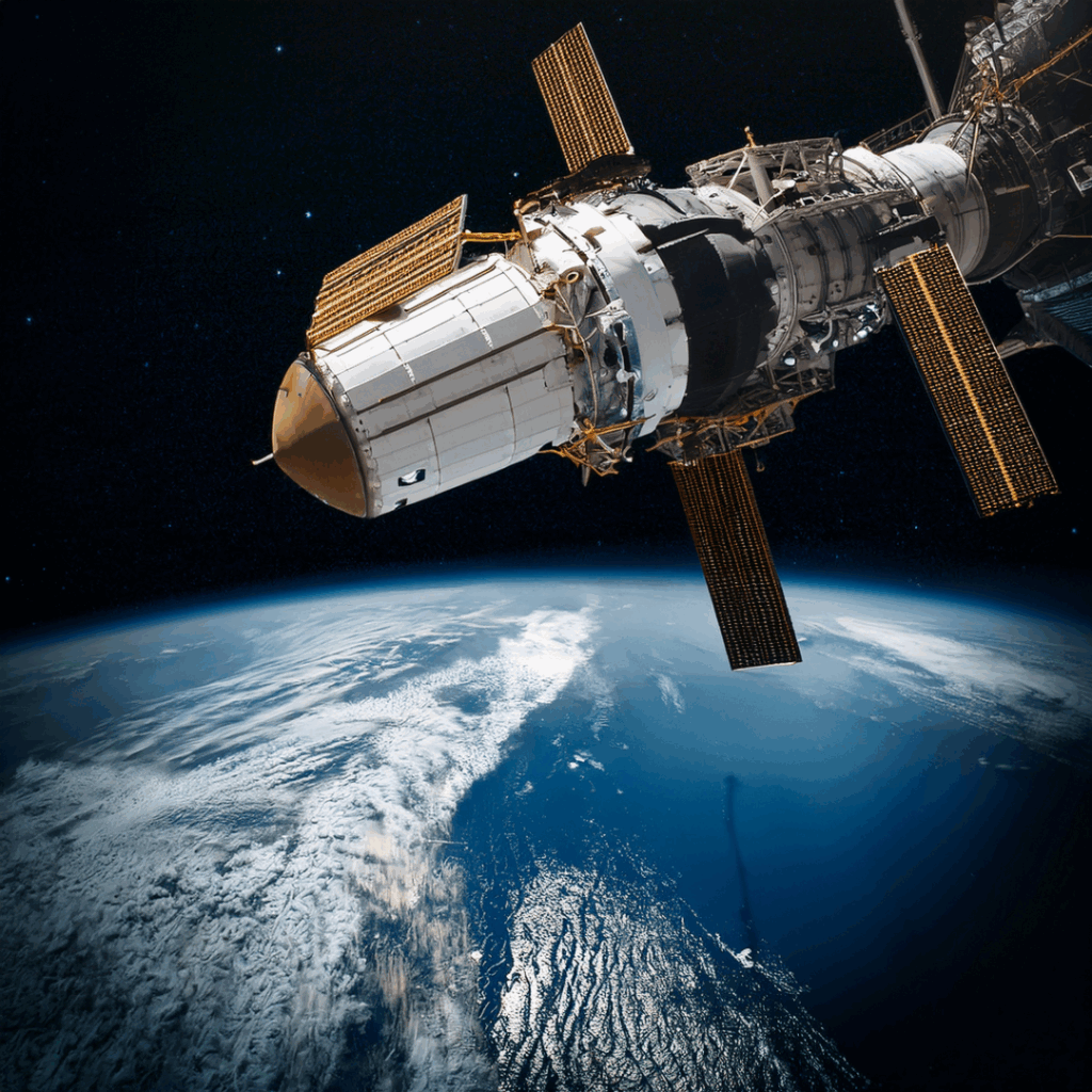 spacecraft enduring harsh space environments Satellite enduring harsh space environment